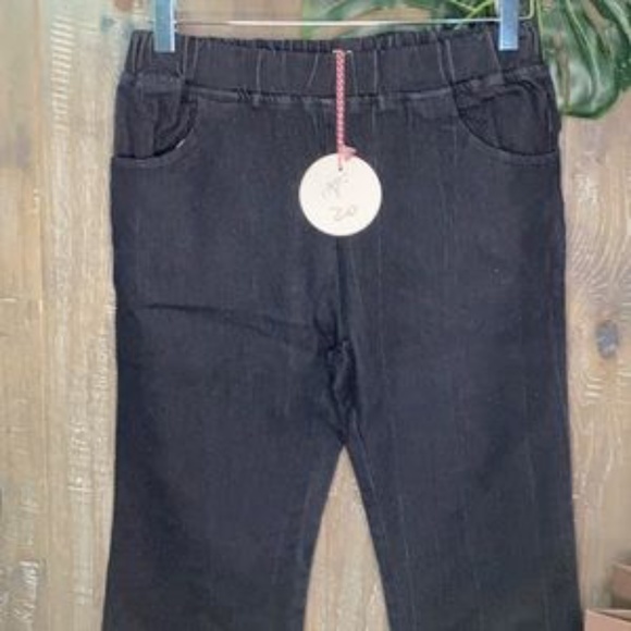 ❌❌sold -NWT Umgee Elastic Slip On Bootcut Fray Size Large - Picture 7 of 8